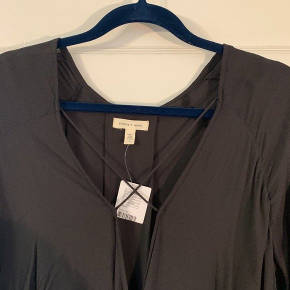 NWT Urban Outfitters Strappy Front Blouse - Picture 2 of 7